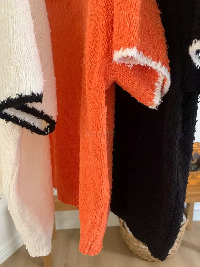 As Thought - Korean Women Fashion - #womensfashion - Peach Color Knit Tee - 11