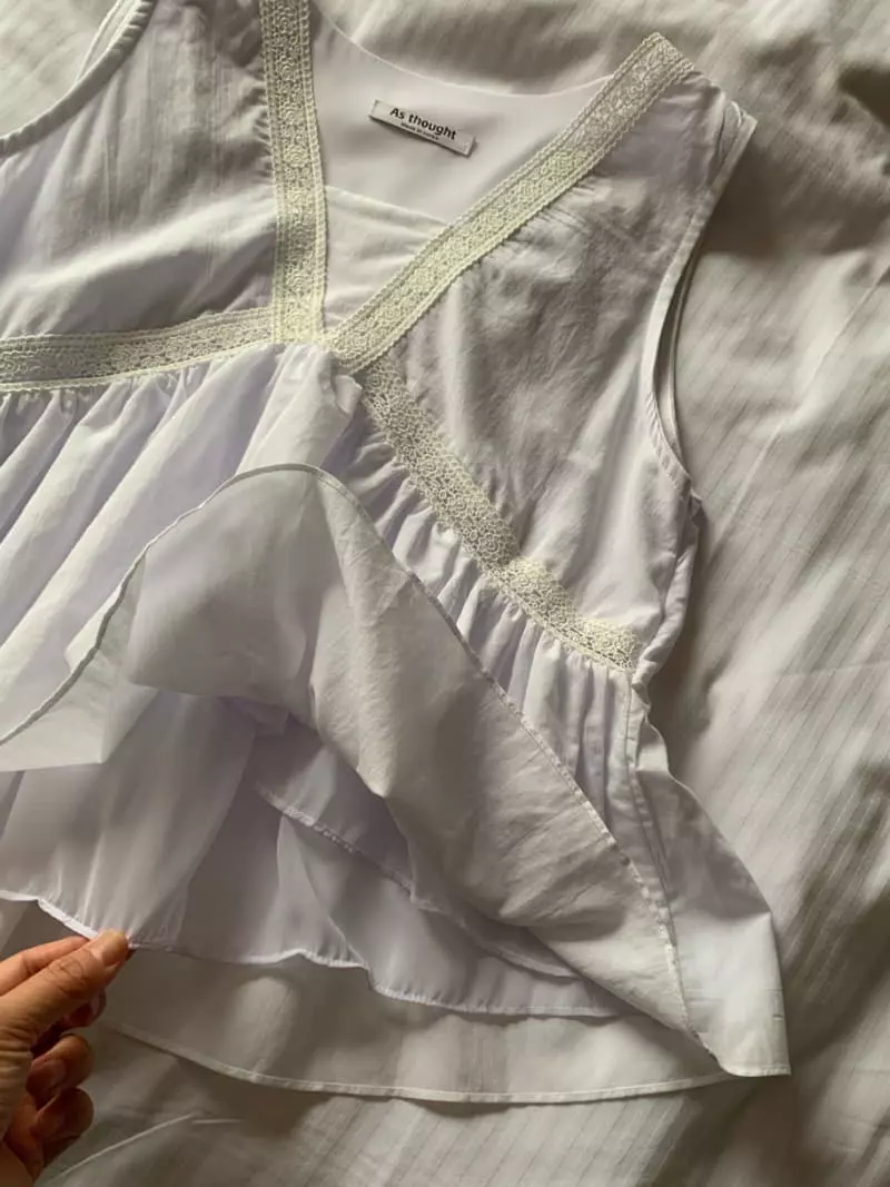 As Thought - Korean Women Fashion - #womensfashion - Fare Frill Blouse - 11