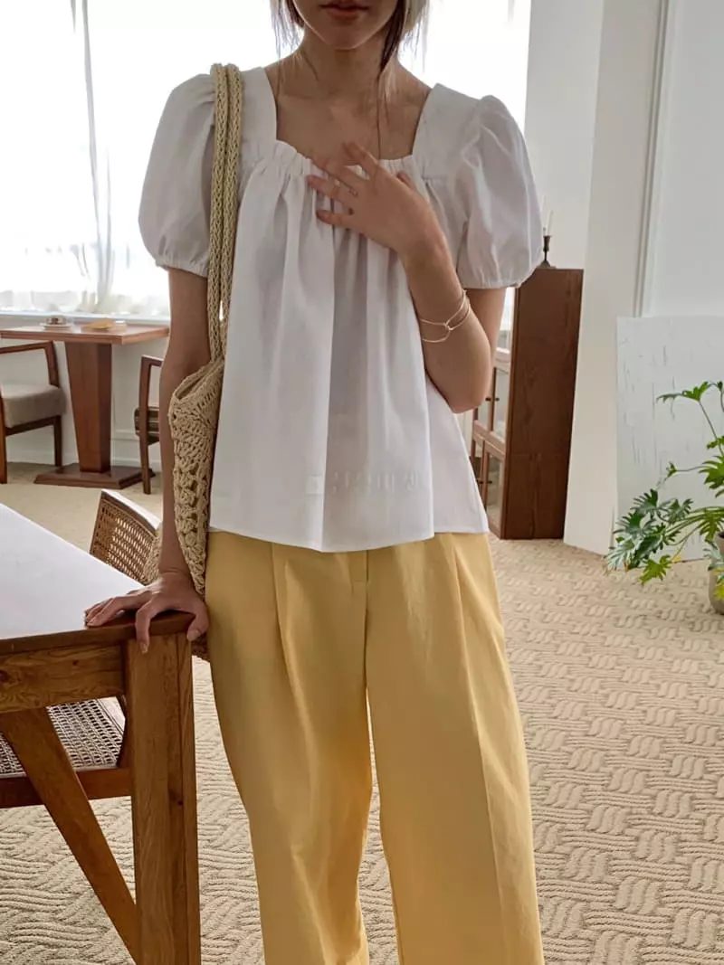 As Thought - Korean Women Fashion - #womensfashion - Shirring Blouse - 3