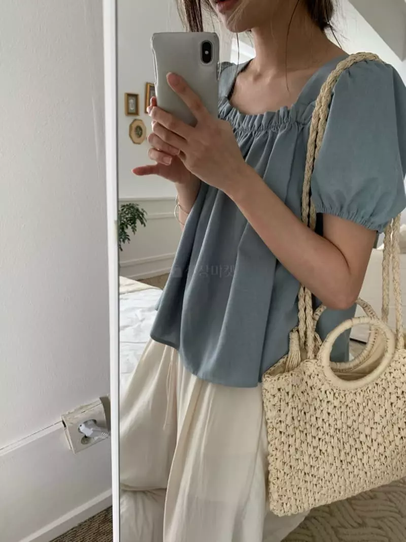 As Thought - Korean Women Fashion - #womensfashion - Shirring Blouse - 5