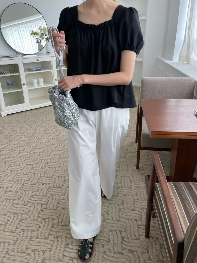 As Thought - Korean Women Fashion - #womensfashion - Shirring Blouse - 9