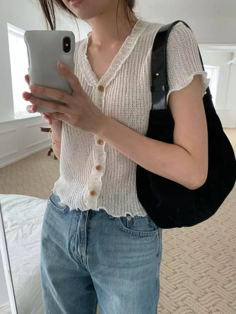 As Thought - Korean Women Fashion - #momslook - Petit Cardigan - 4