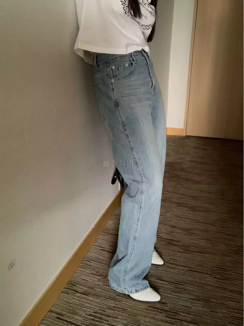 As Thought - Korean Women Fashion - #womensfashion - Brush Jeans - 7