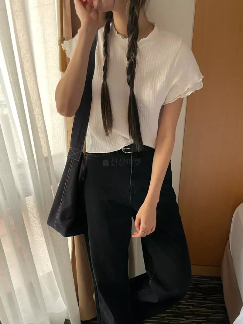 As Thought - Korean Women Fashion - #womensfashion - Mood Frill Blouse
