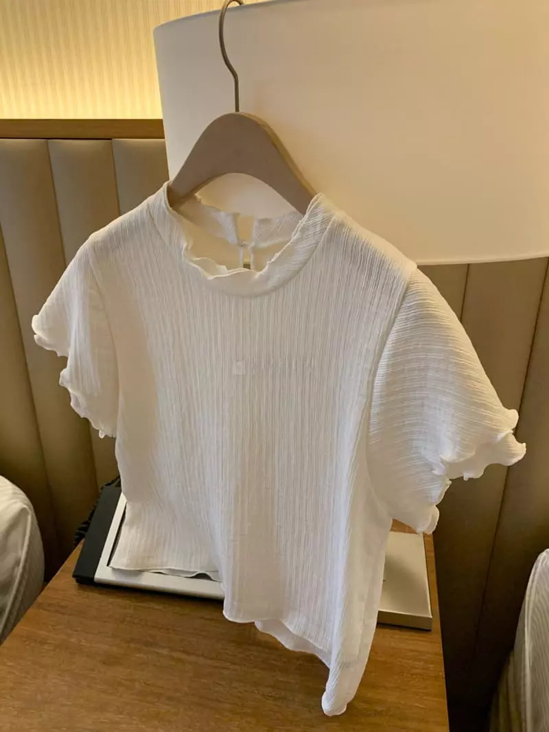 As Thought - Korean Women Fashion - #womensfashion - Mood Frill Blouse - 11