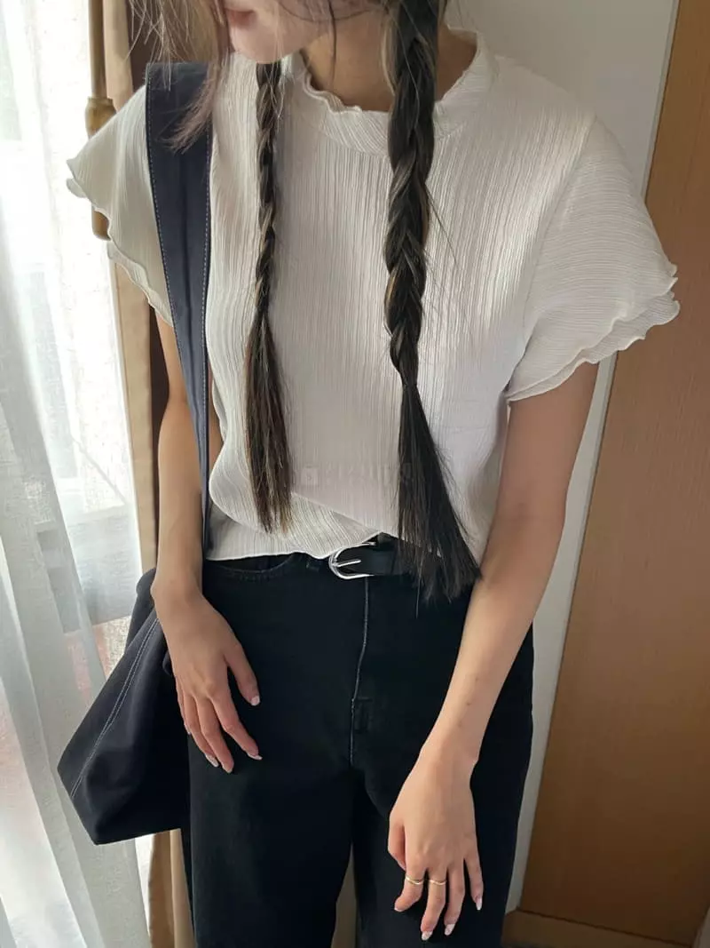 As Thought - Korean Women Fashion - #womensfashion - Mood Frill Blouse - 3