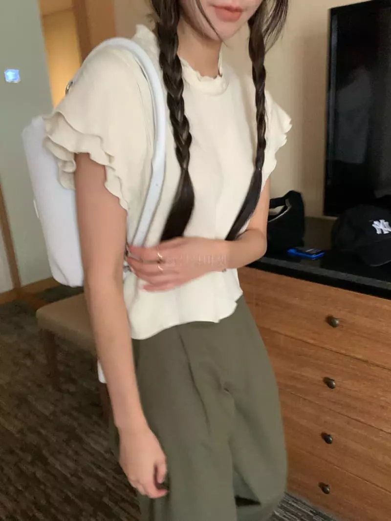 As Thought - Korean Women Fashion - #womensfashion - Mood Frill Blouse - 7