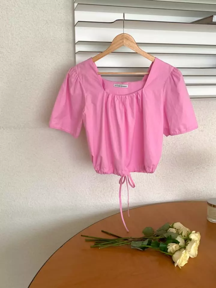 Atthismoment - Korean Women Fashion - #momslook - Top Shirring Blouse - 10
