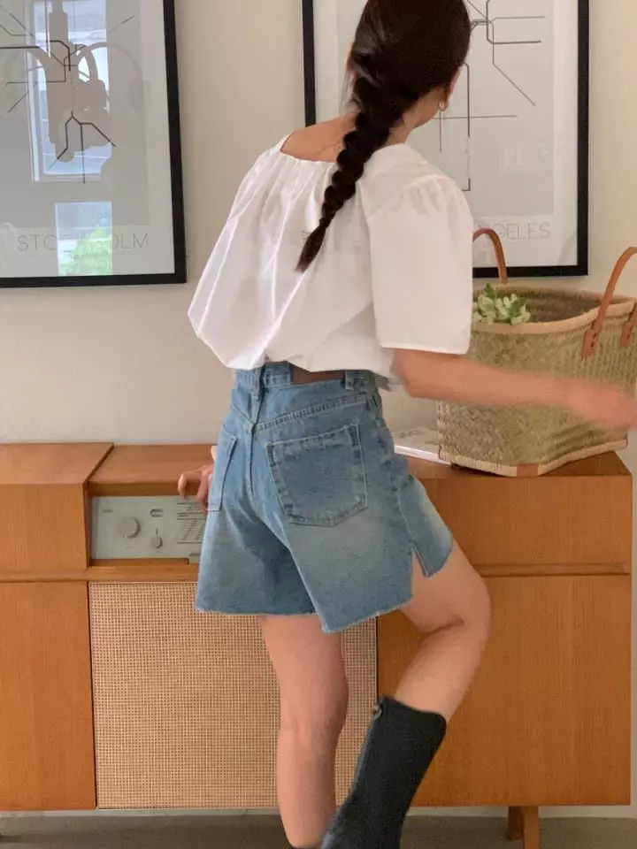 Atthismoment - Korean Women Fashion - #thatsdarling - Top Shirring Blouse - 6
