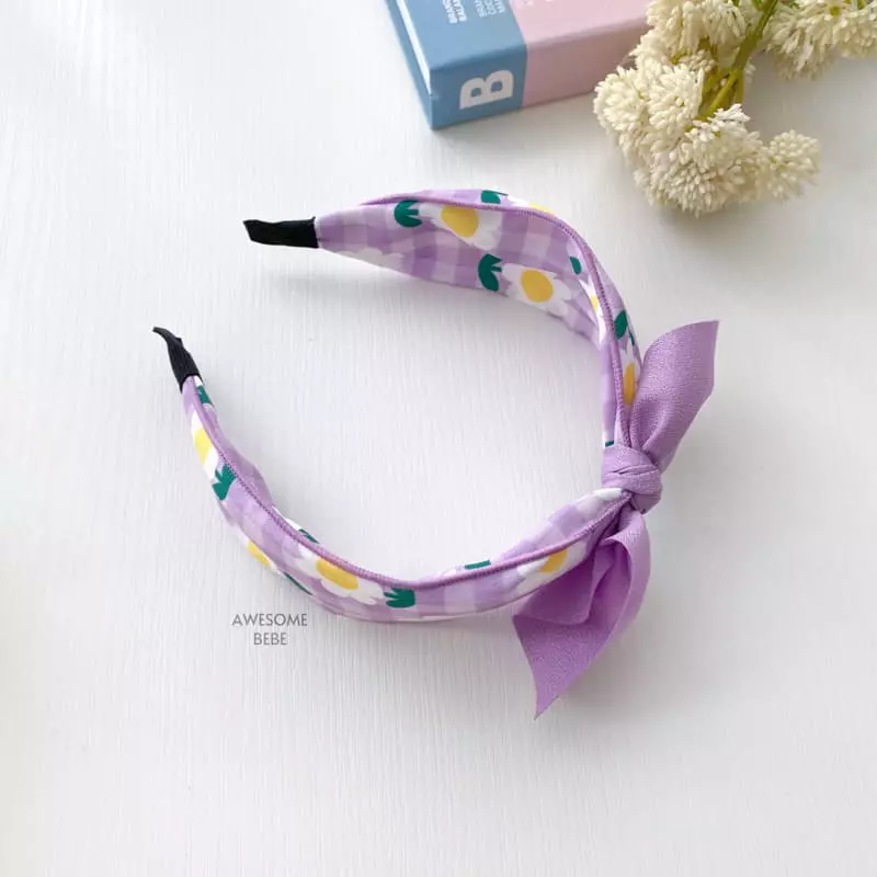 Awesome Bebe - Korean Children Fashion - #magicofchildhood - Color Daisy Ribbon Hairband - 10