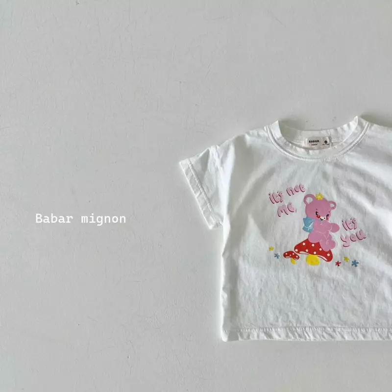 Babar Mignon - Korean Children Fashion - #minifashionista - Mushroon Bear Tee - 10