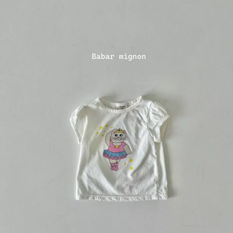 Babar Mignon - Korean Children Fashion - #prettylittlegirls - Ballet Puff Tee - 9