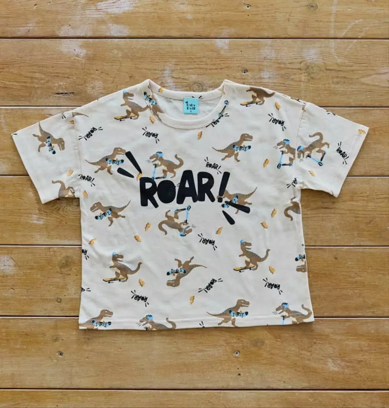 Baby Doll - Korean Children Fashion - #childofig - Dino Board Tee - 5