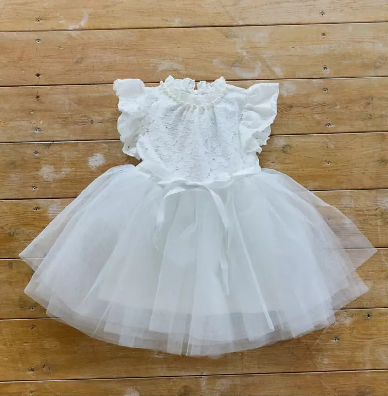 Baby Doll - Korean Children Fashion - #kidsstore - Pearl Line One-piece - 5