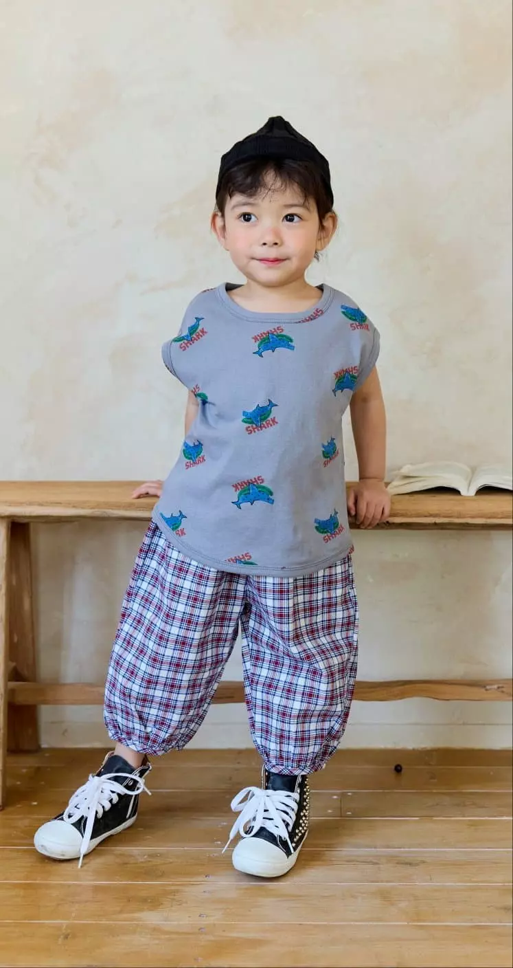Baby Doll - Korean Children Fashion - #magicofchildhood - Little Shark Tee - 3