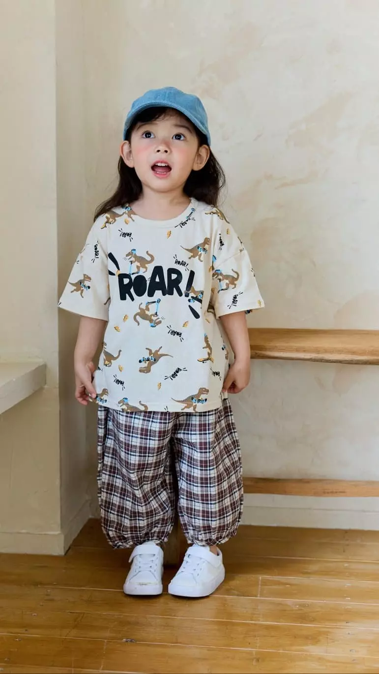 Baby Doll - Korean Children Fashion - #magicofchildhood - Dino Board Tee - 2