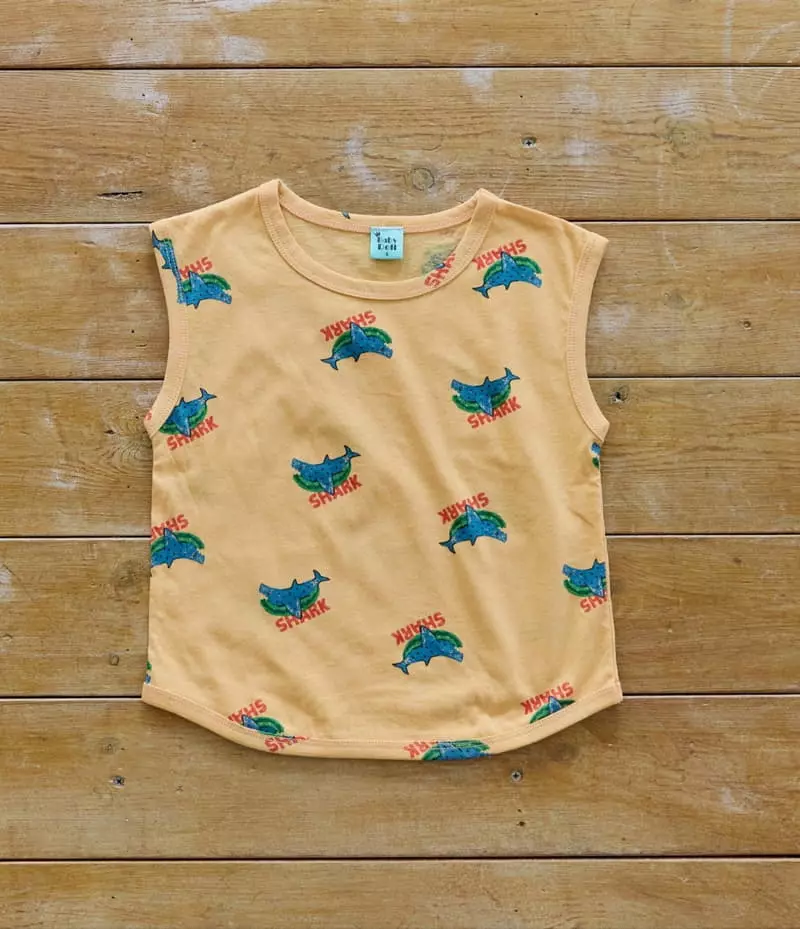 Baby Doll - Korean Children Fashion - #magicofchildhood - Little Shark Tee - 4