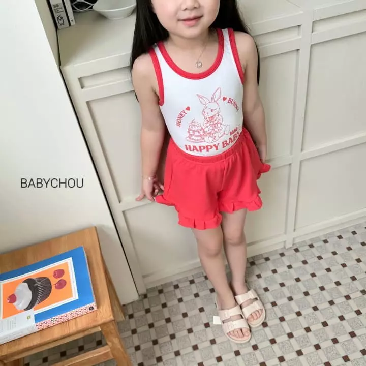 Babychou - Korean Children Fashion - #littlefashionista - Honey Barine Top Bottom Set - 12