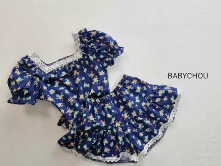 Babychou - Korean Children Fashion - #magicofchildhood - Evelin Top Bottom Set - 10