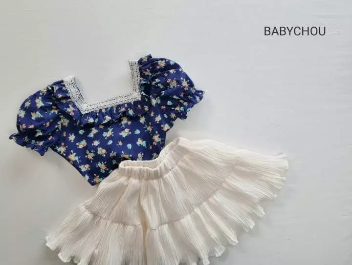Babychou - Korean Children Fashion - #minifashionista - Evelin Top Bottom Set - 11