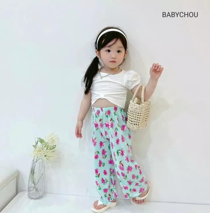 Babychou - Korean Children Fashion - #prettylittlegirls - Shelly Crop Tee - 5