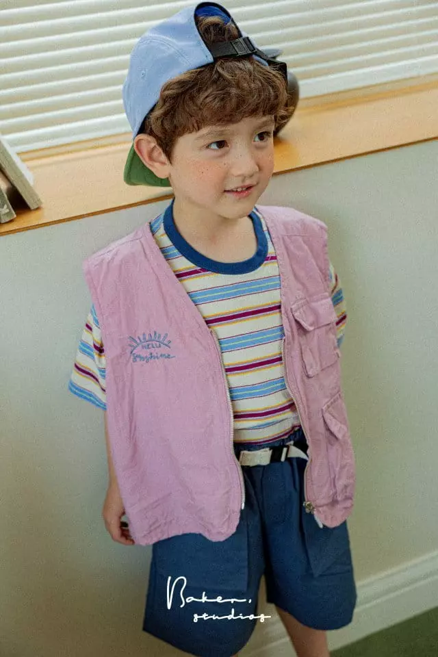 Baker - Korean Children Fashion - #childofig - Color Stripes Tee - 10