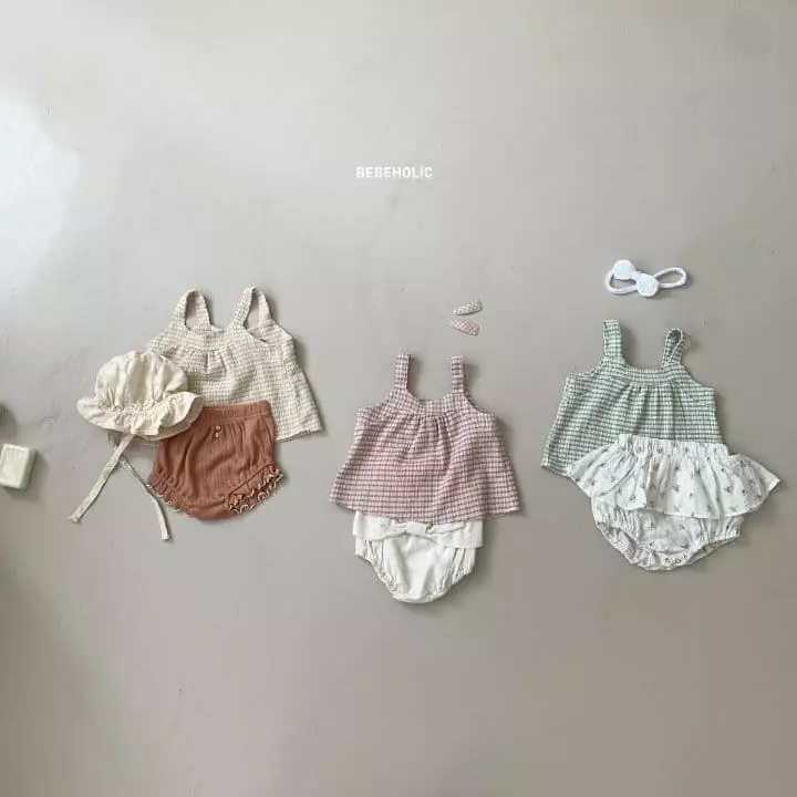 Bebe Holic - Korean Baby Fashion - #babyboutiqueclothing - Check Blouse - 2