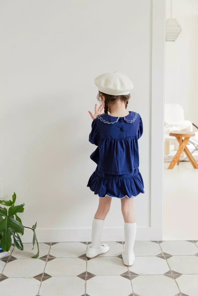 Berry Berry - Korean Children Fashion - #Kfashion4kids - Scalup Top Bottom Set - 10