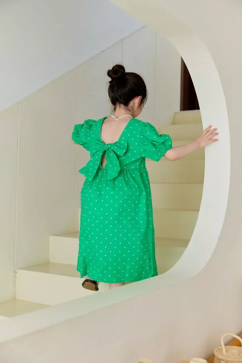 Berry Berry - Korean Children Fashion - #childofig - Heart One-piece - 4
