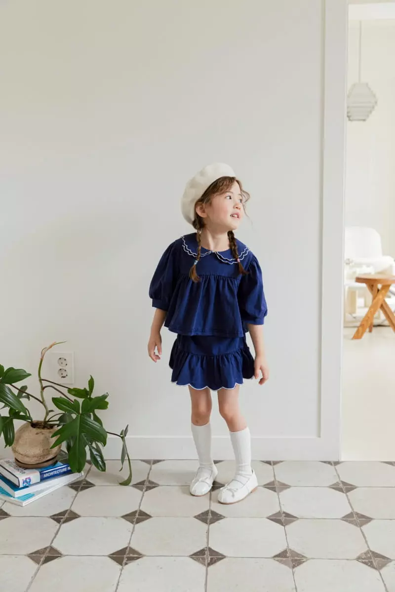 Berry Berry - Korean Children Fashion - #discoveringself - Scalup Top Bottom Set - 5