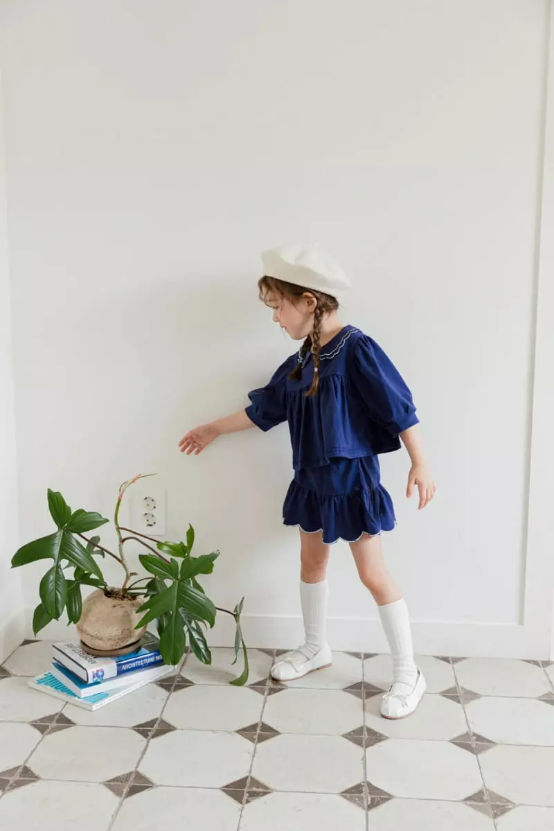 Berry Berry - Korean Children Fashion - #fashionkids - Scalup Top Bottom Set - 6