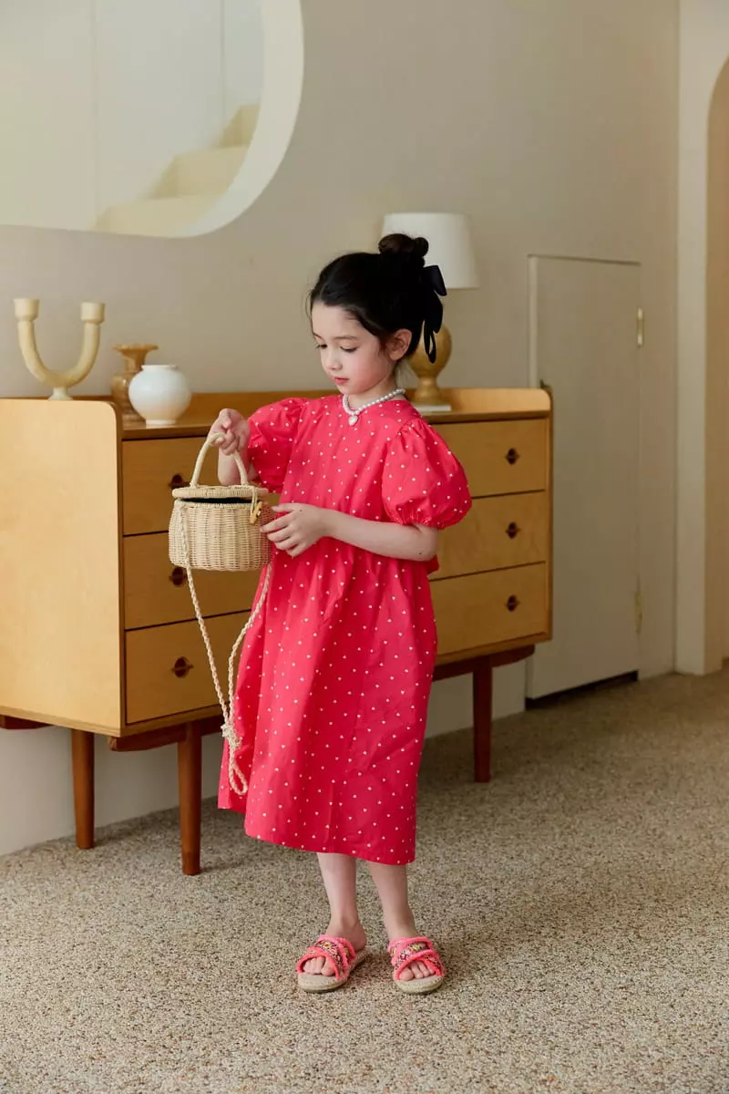 Berry Berry - Korean Children Fashion - #fashionkids - Heart One-piece - 8