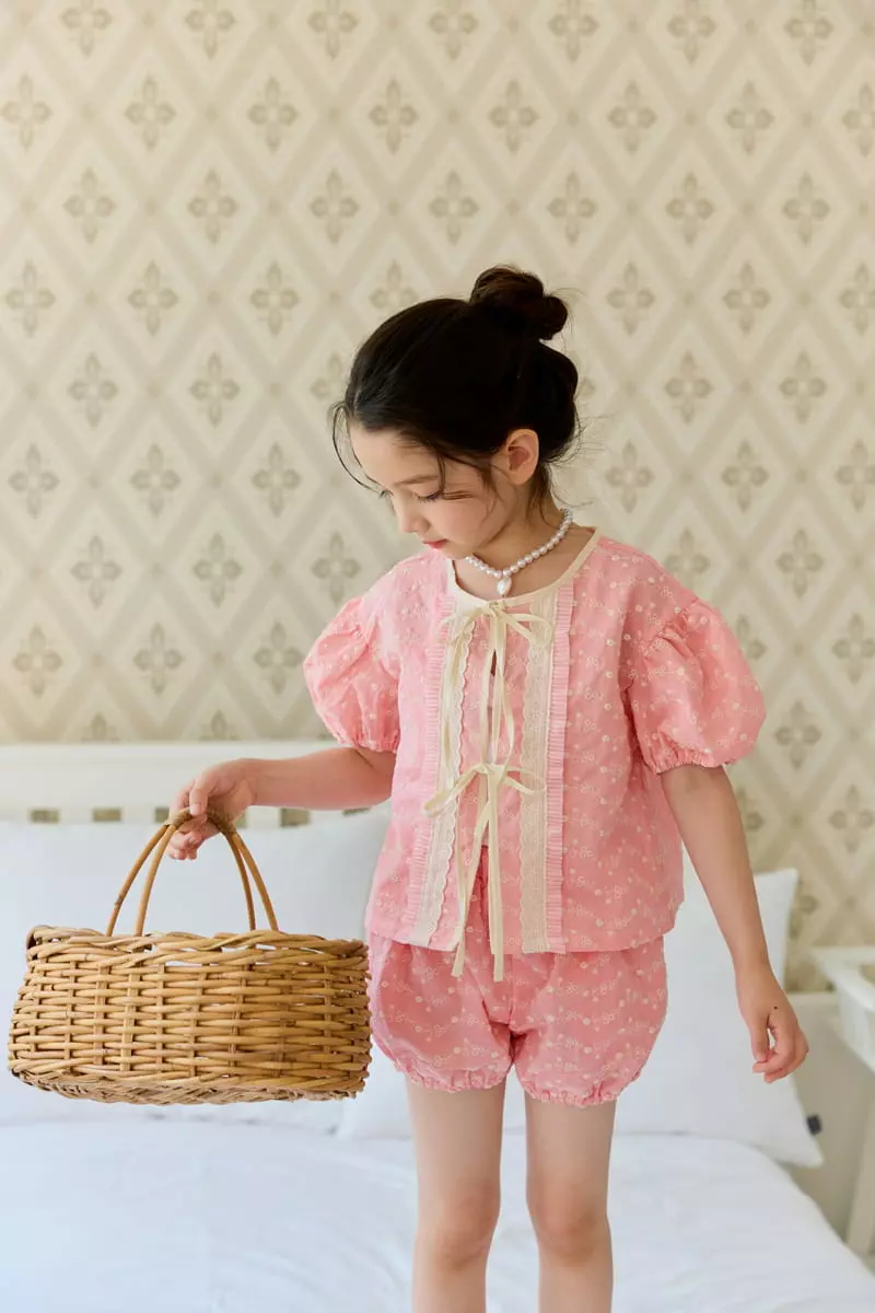 Berry Berry - Korean Children Fashion - #littlefashionista - Dandellion Top Bottom Set - 4