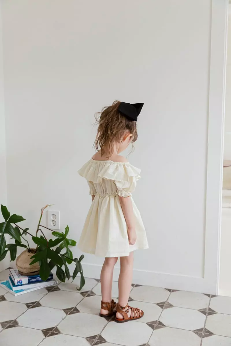 Berry Berry - Korean Children Fashion - #todddlerfashion - Off Shoulder One-piece - 2