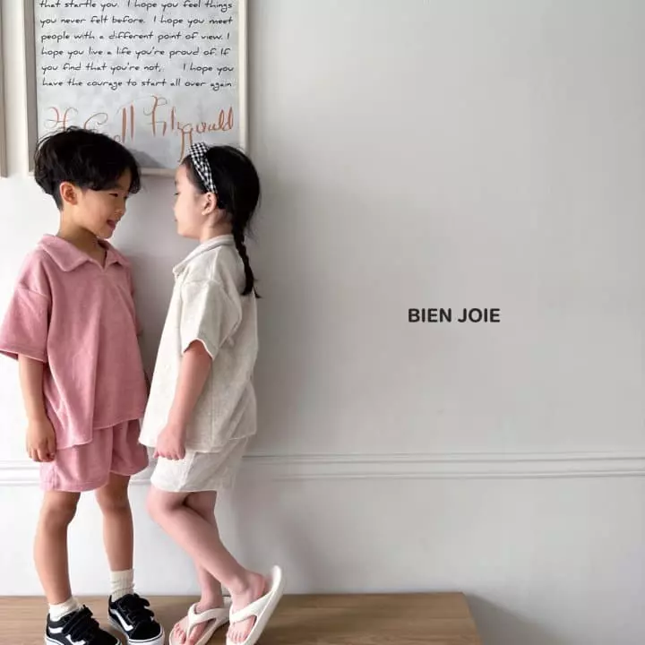 Bien Joie - Korean Children Fashion - #toddlerclothing - Ocean Top Bottom Set - 10