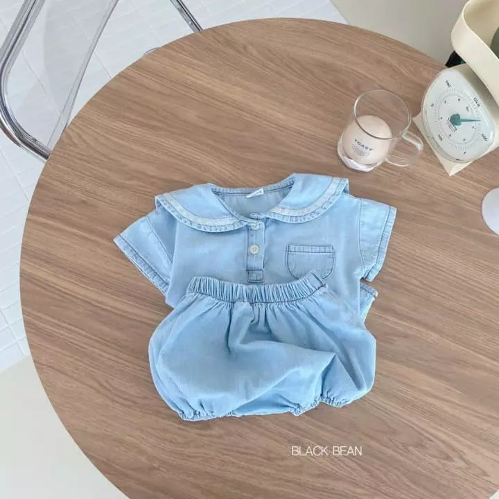 Black Bean - Korean Baby Fashion - #babyboutique - Play Bebe Top Bottom Set - 8