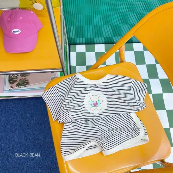 Black Bean - Korean Baby Fashion - #babyfever - Patty Bebe Top Bottom Set - 9
