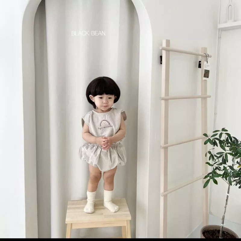 Black Bean - Korean Baby Fashion - #babyoninstagram - Hans Bebe Top Bottom Set - 9