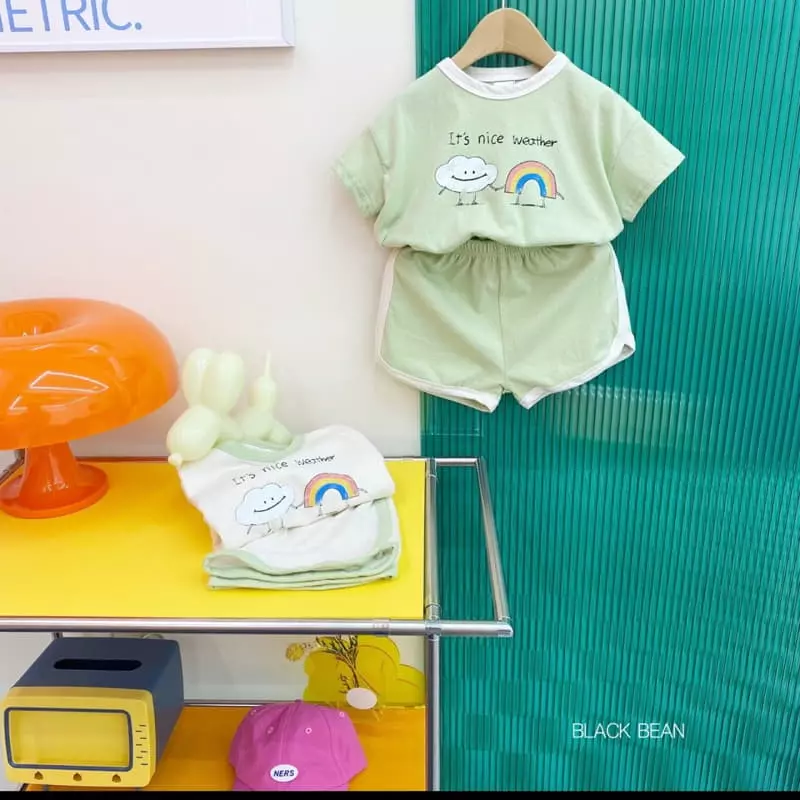 Black Bean - Korean Baby Fashion - #babyoutfit - Sky Bebe Top Bottom Set - 8