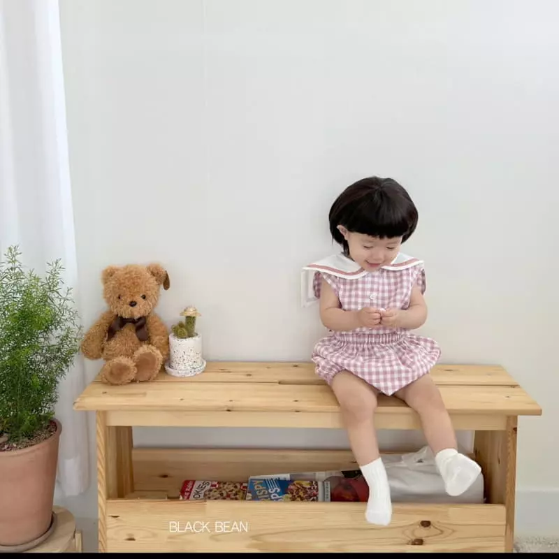 Black Bean - Korean Baby Fashion - #onlinebabyboutique - Coloring Bebe Top Bottom Set - 12
