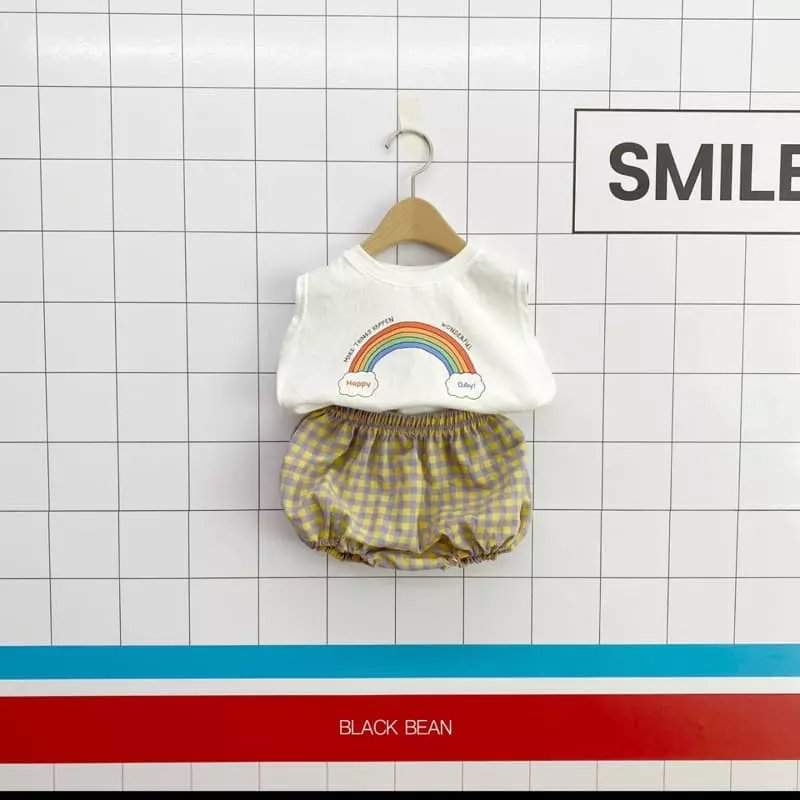 Black Bean - Korean Baby Fashion - #onlinebabyshop - Wonderful Bebe Top Bottom Set - 10