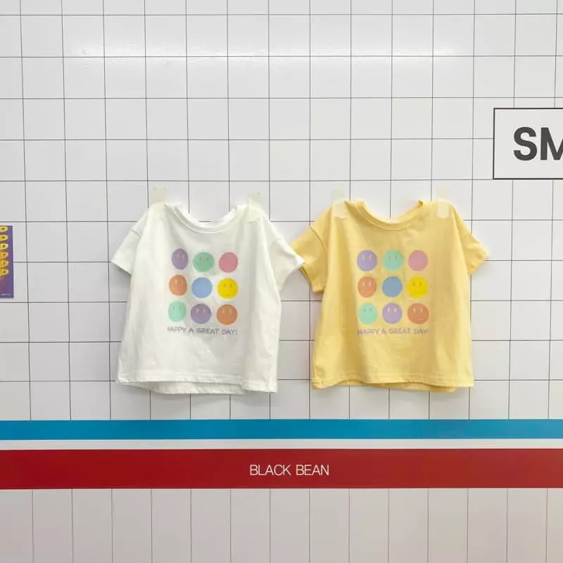 Black Bean - Korean Children Fashion - #Kfashion4kids - Face Tee