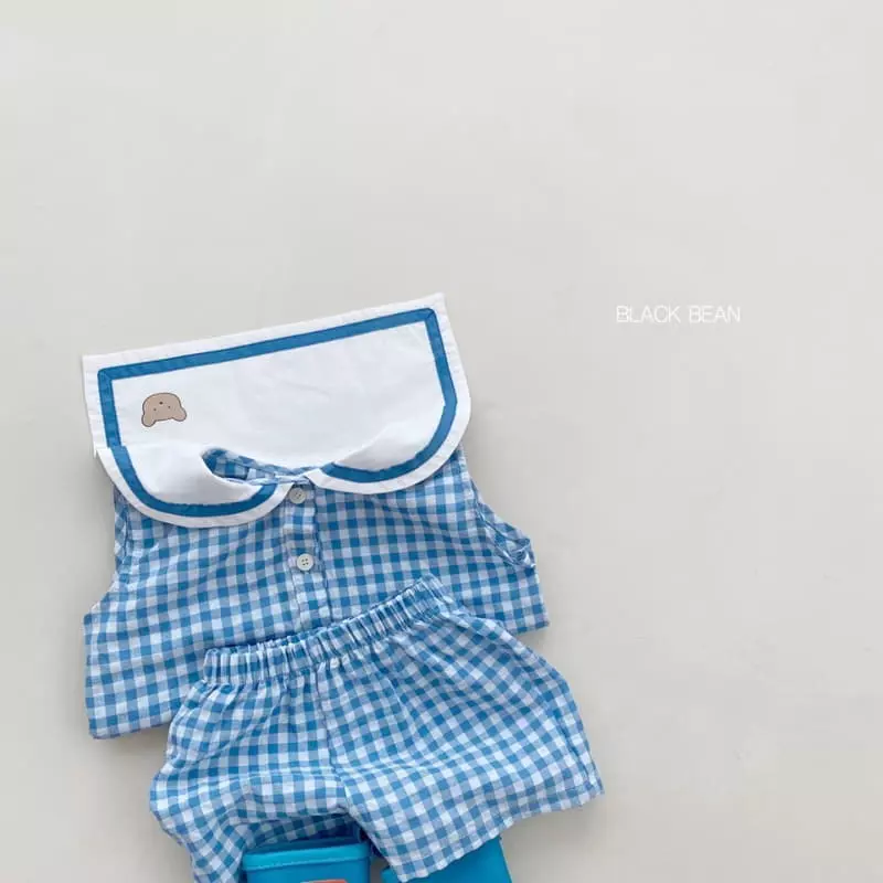Black Bean - Korean Children Fashion - #childrensboutique - Coloring Top Bottom Set - 3