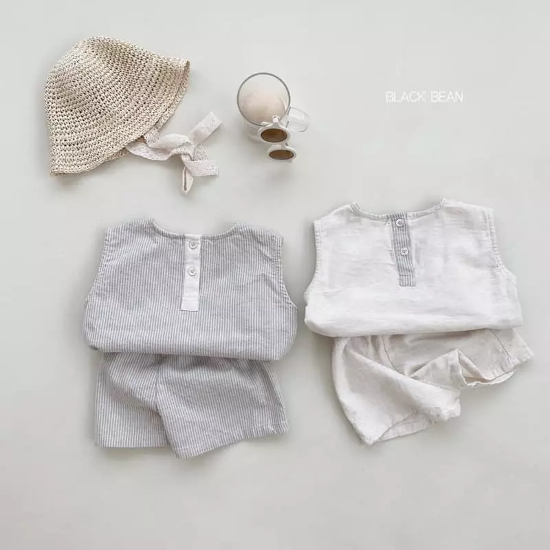 Black Bean - Korean Children Fashion - #fashionkids - Hans Top Bottom Set - 7