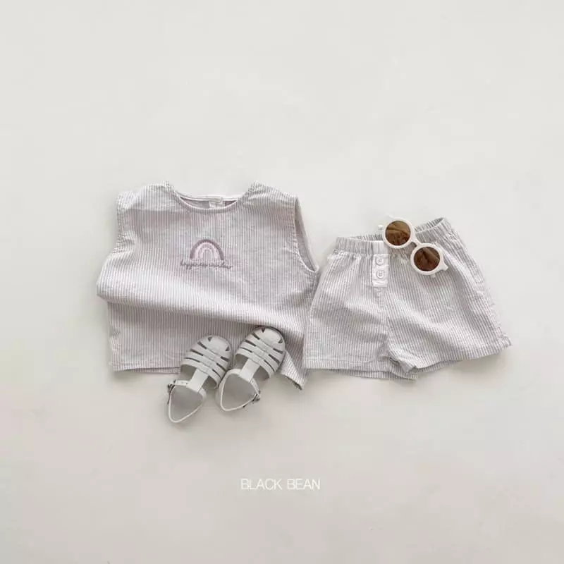 Black Bean - Korean Children Fashion - #kidsstore - Hans Top Bottom Set - 9