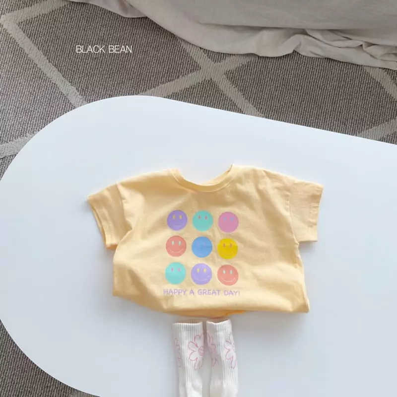 Black Bean - Korean Children Fashion - #magicofchildhood - Face Tee - 4
