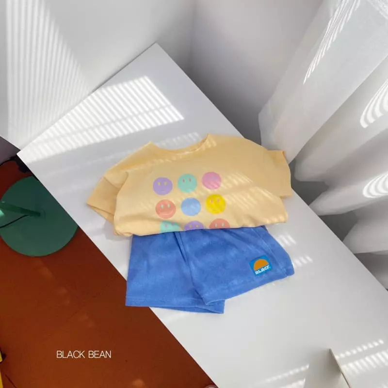 Black Bean - Korean Children Fashion - #stylishchildhood - Face Tee - 8