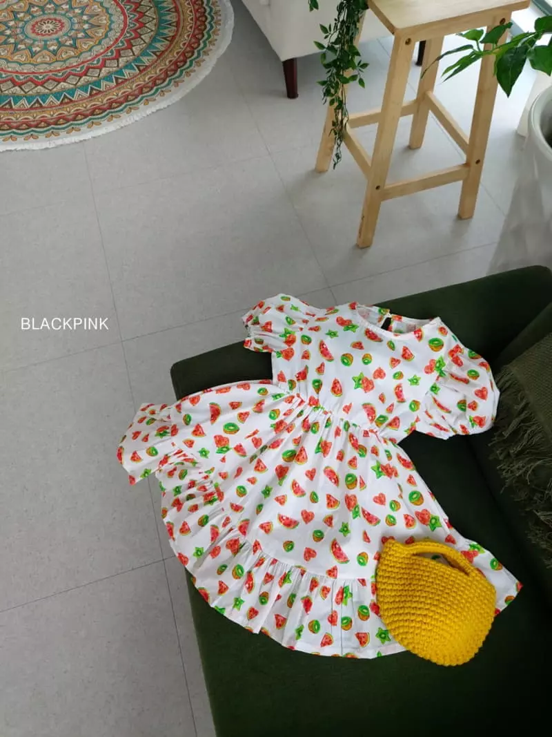 Black Pink - Korean Children Fashion - #Kfashion4kids - Water Melon One-piece - 7