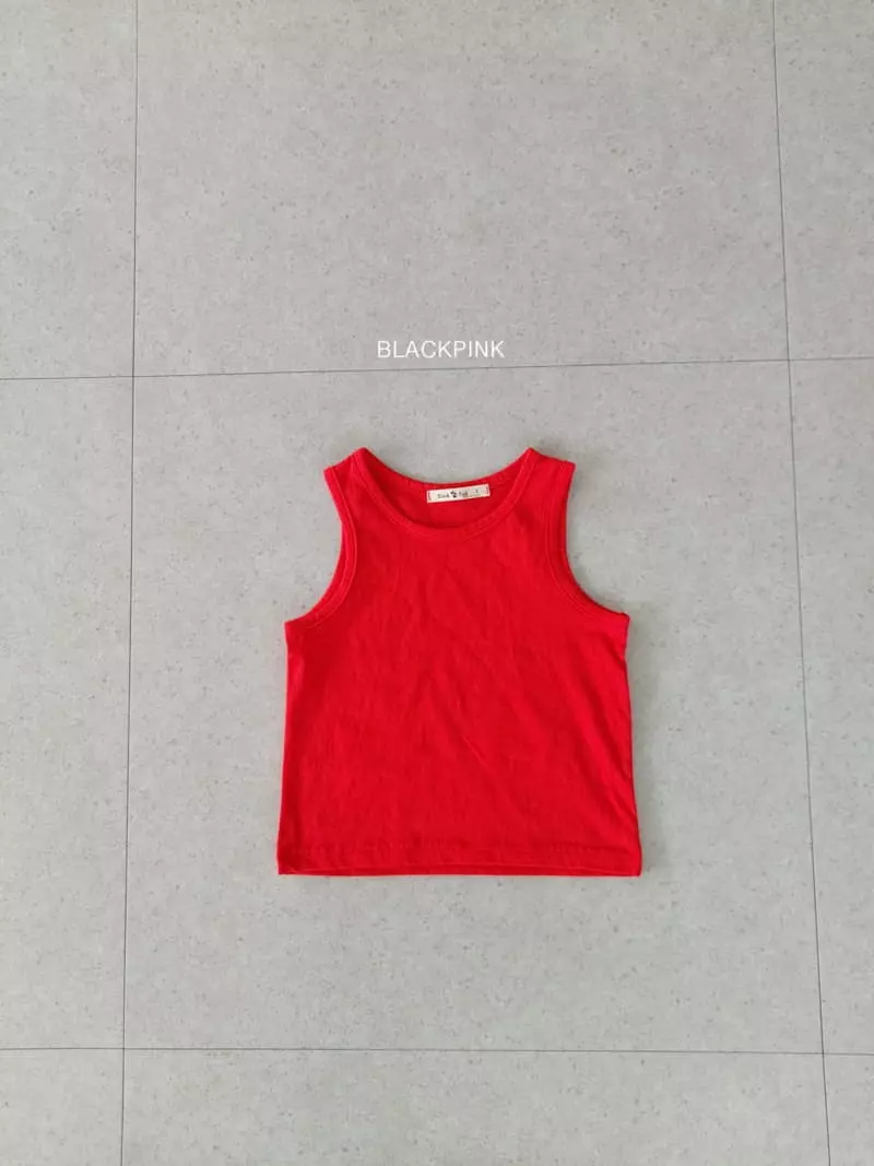 Black Pink - Korean Children Fashion - #childofig - Basic Sleeveless - 8
