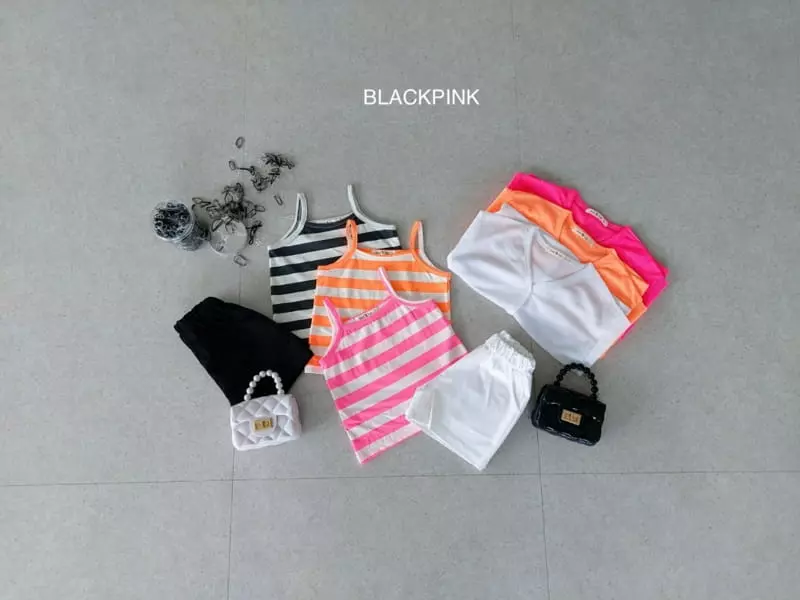 Black Pink - Korean Children Fashion - #childofig - Ppappiyong Sleeveless